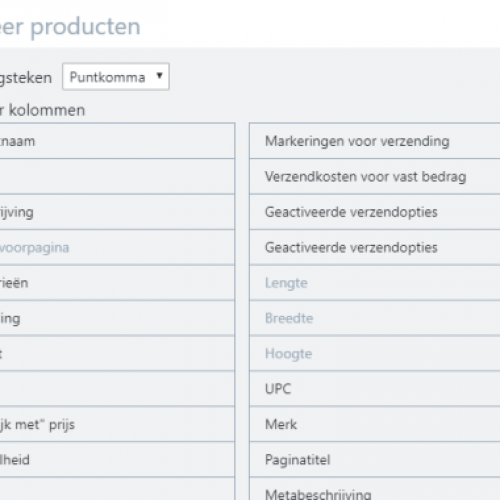 producten eenvoudig exporteren webshop producten eenvoudig exporteren webshop
